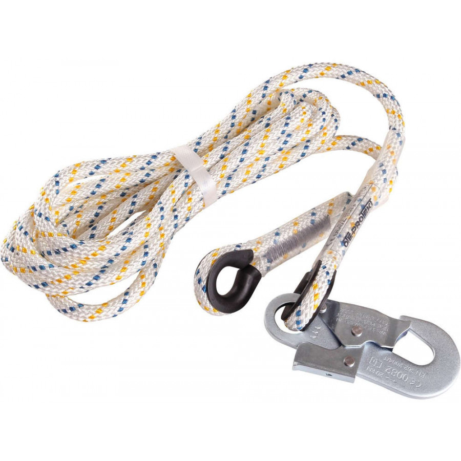 Pomocné lano LP 100 s karabinou 5m