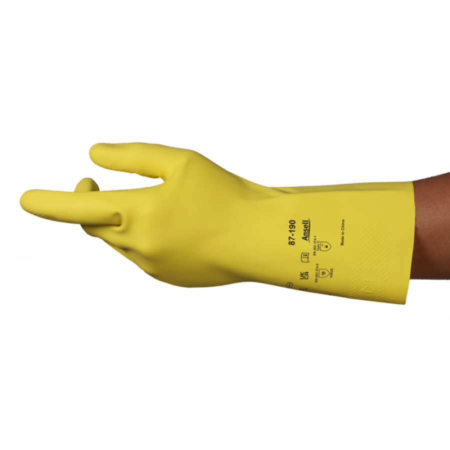 Rukavice ECONOHANDS PLUS 87-190 máčené v latexu