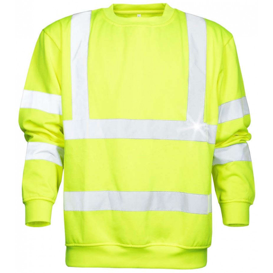 Mikina hi-viz žlutá REF301