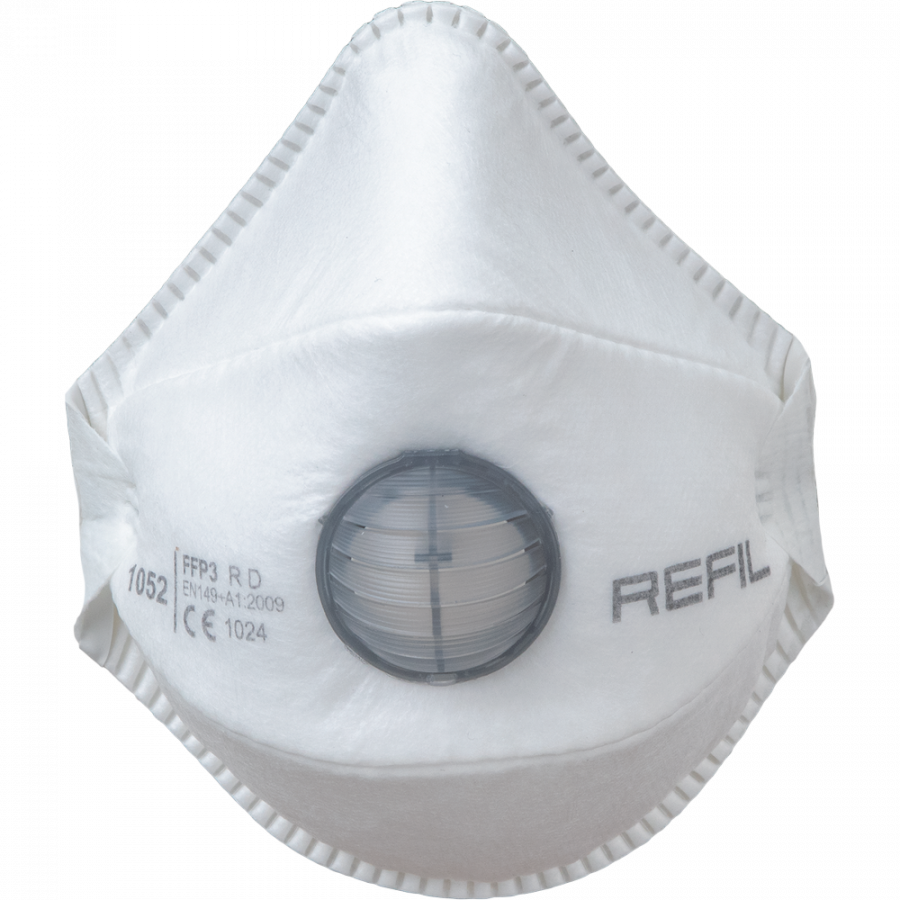REFIL 1052 Respir. FFP3 tvarov. s ventilkem,  box/5ks