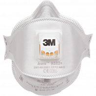 3M 9322+ Resp.FFP2 vent. Aura