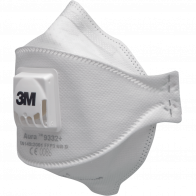 3M 9332+ Resp.FFP3 vent. Aura