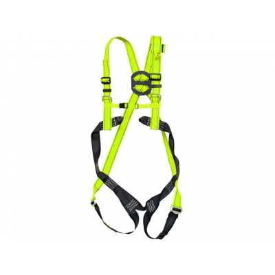 Bezpečnostní postroj P-30, černo-žlutý (Hi-vis)