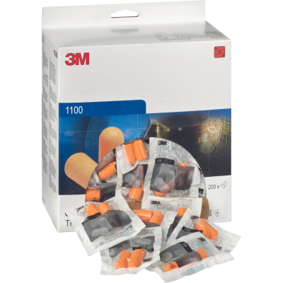 3M 1100 zátkový chránič sluchu 37 dB [1 pár]