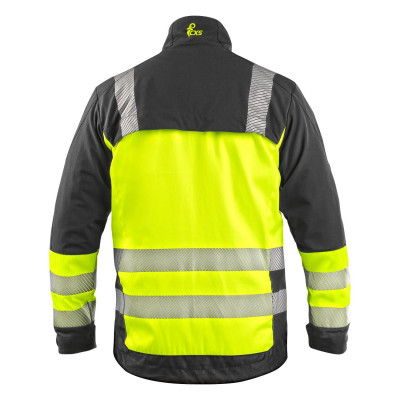 Blůza NAOS HV, pánská, černá-žlutá Hi-Vis, reflexní pruhy