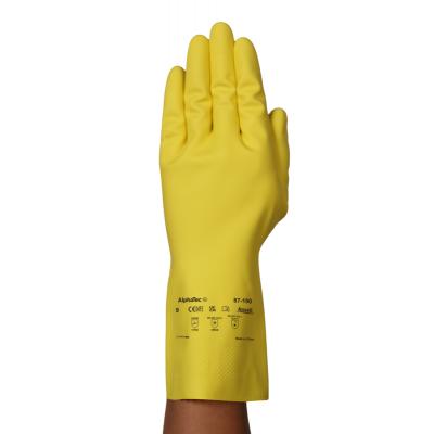 Rukavice ECONOHANDS PLUS 87-190 máčené v latexu